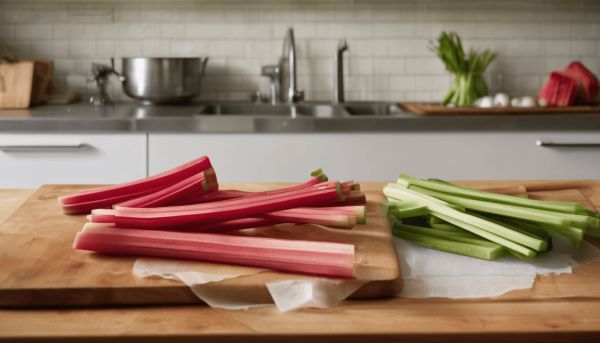 Réussir la congélation de la rhubarbe pour en profiter toute l’année