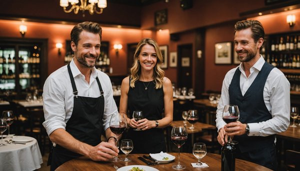 L'art de servir un vin de qualité dans un restaurant